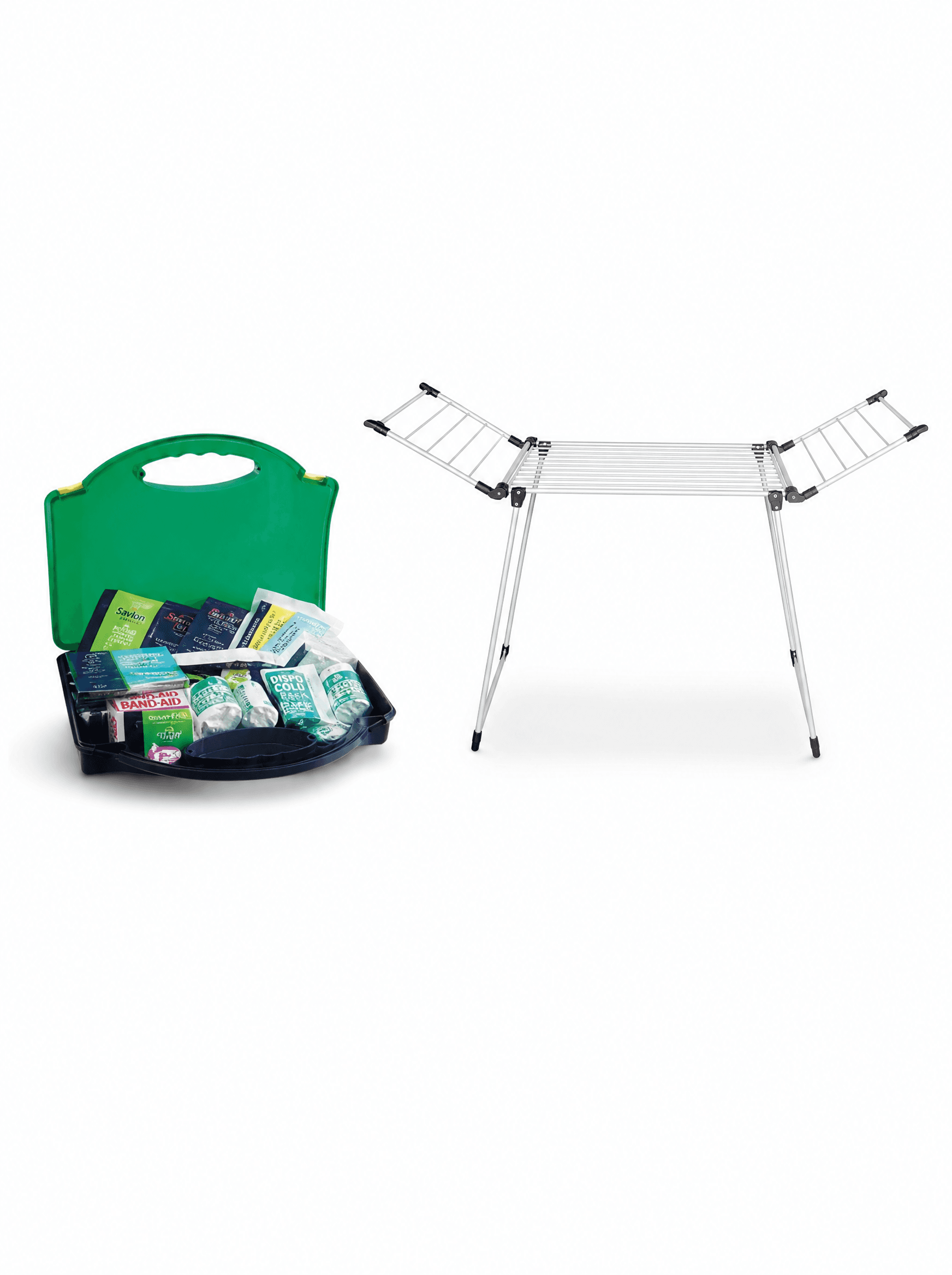 First Aid Kit & Drying Stand