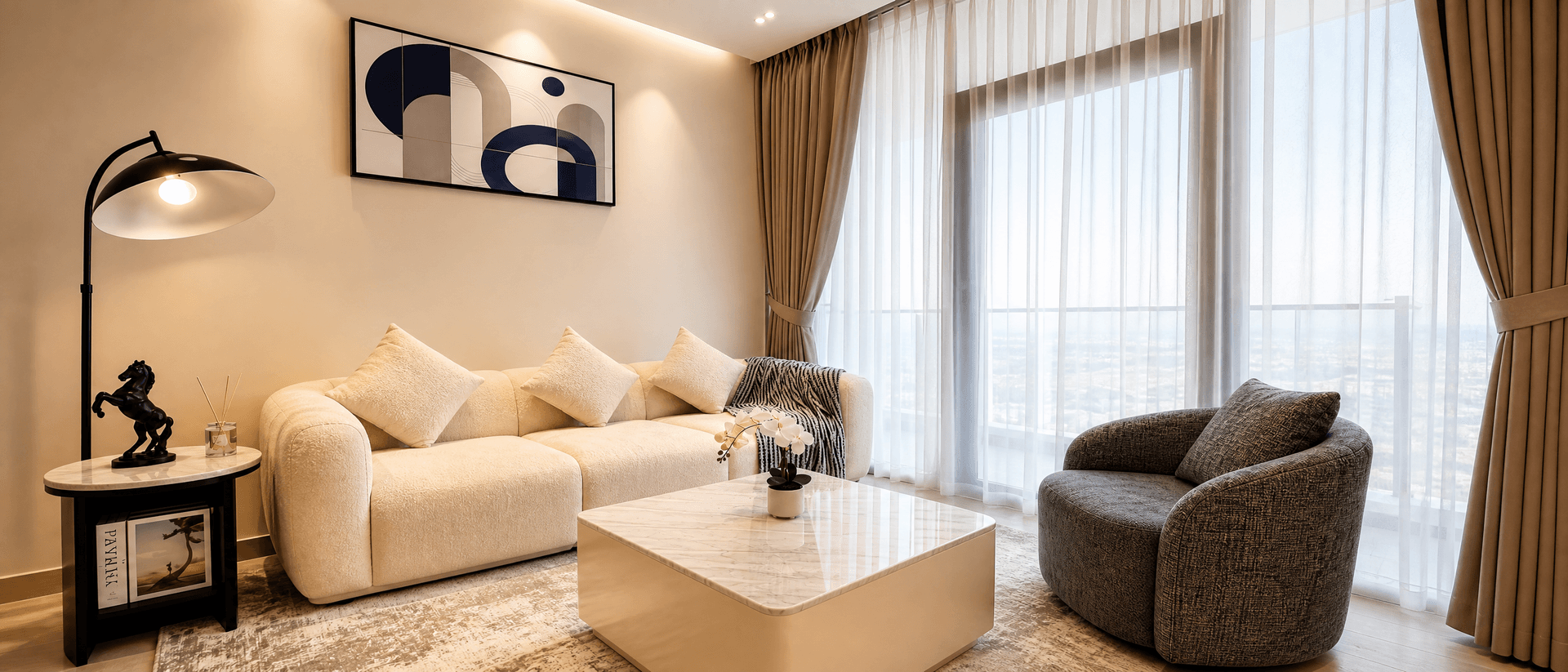 Lazzaro luxury living space
